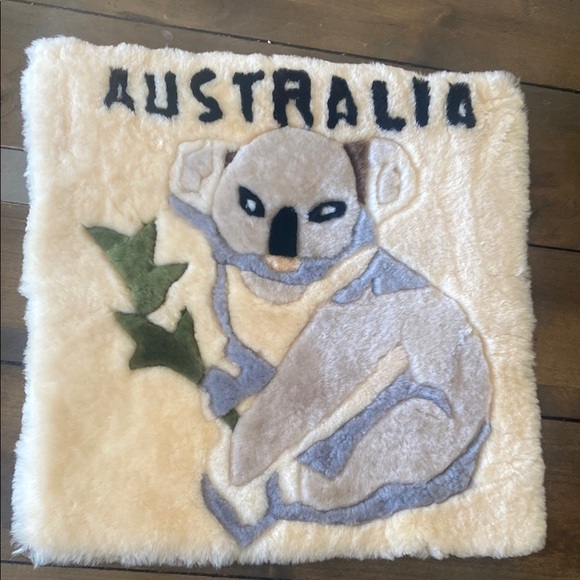 Austin of Australia Koala sheepskin square